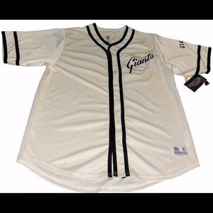 Giants Jersey Large White Genuine Merchandise True Fan